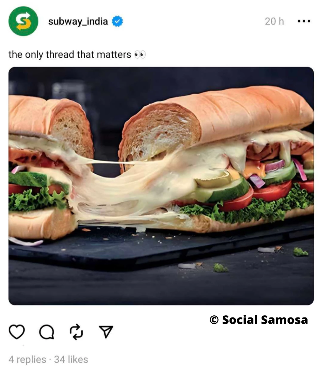 Voorbeeld Threads Subway