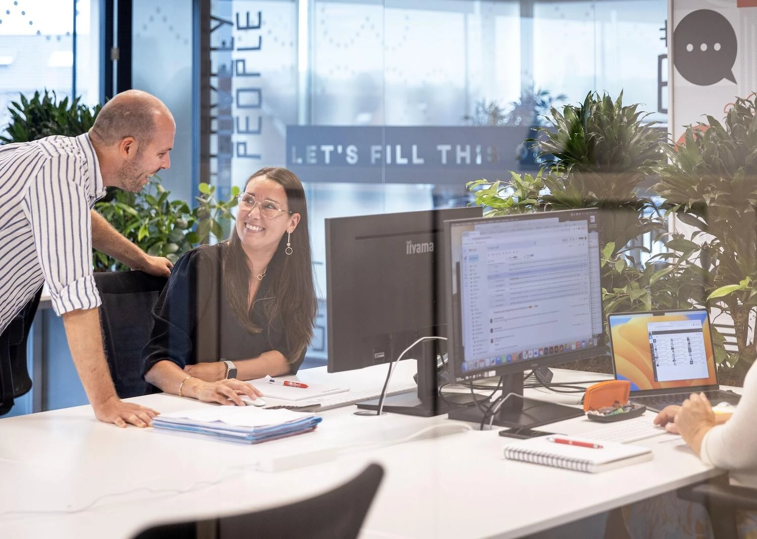 Project manager en HR op kantoor KIXX