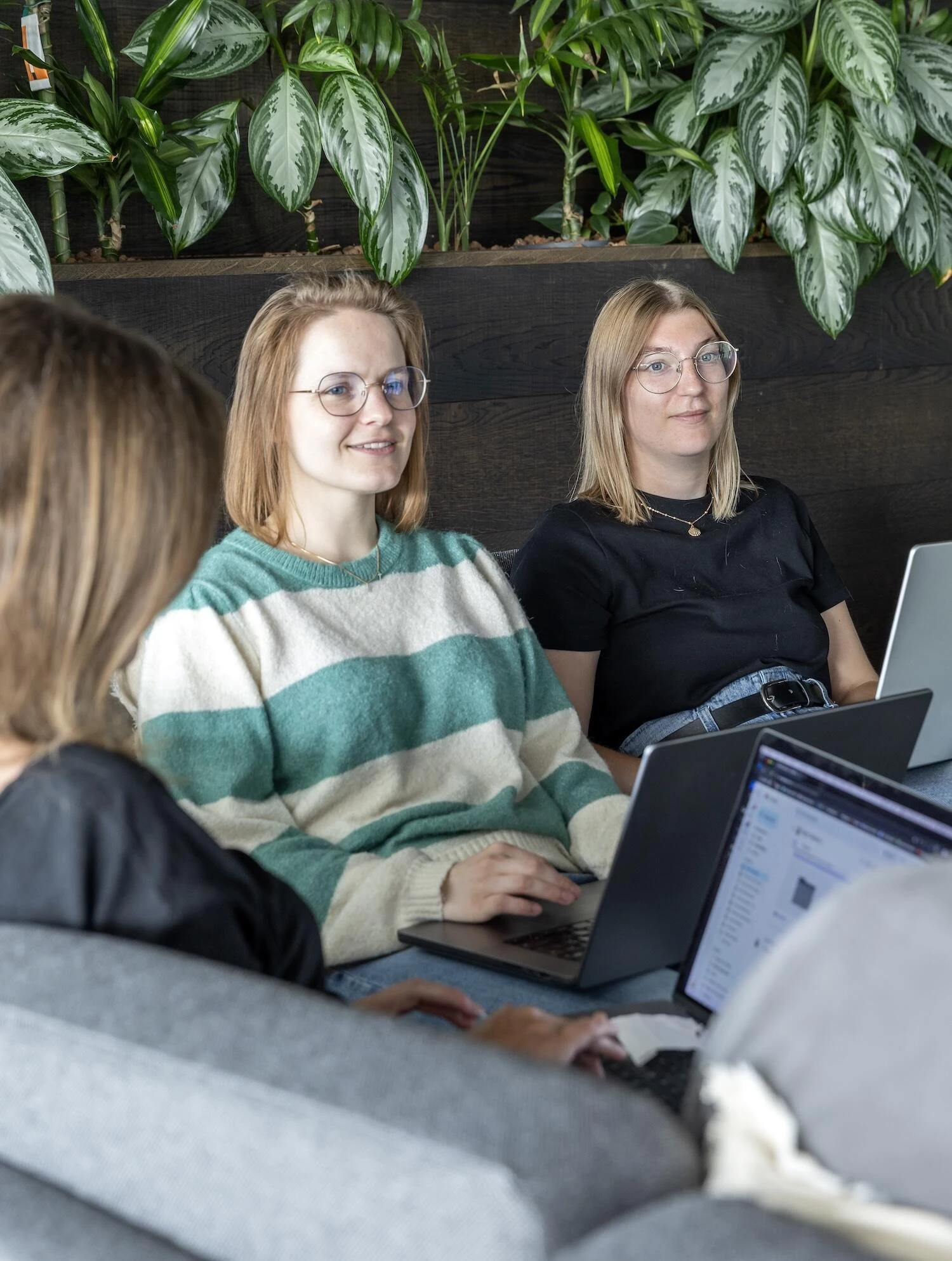 Branding team in bespreking