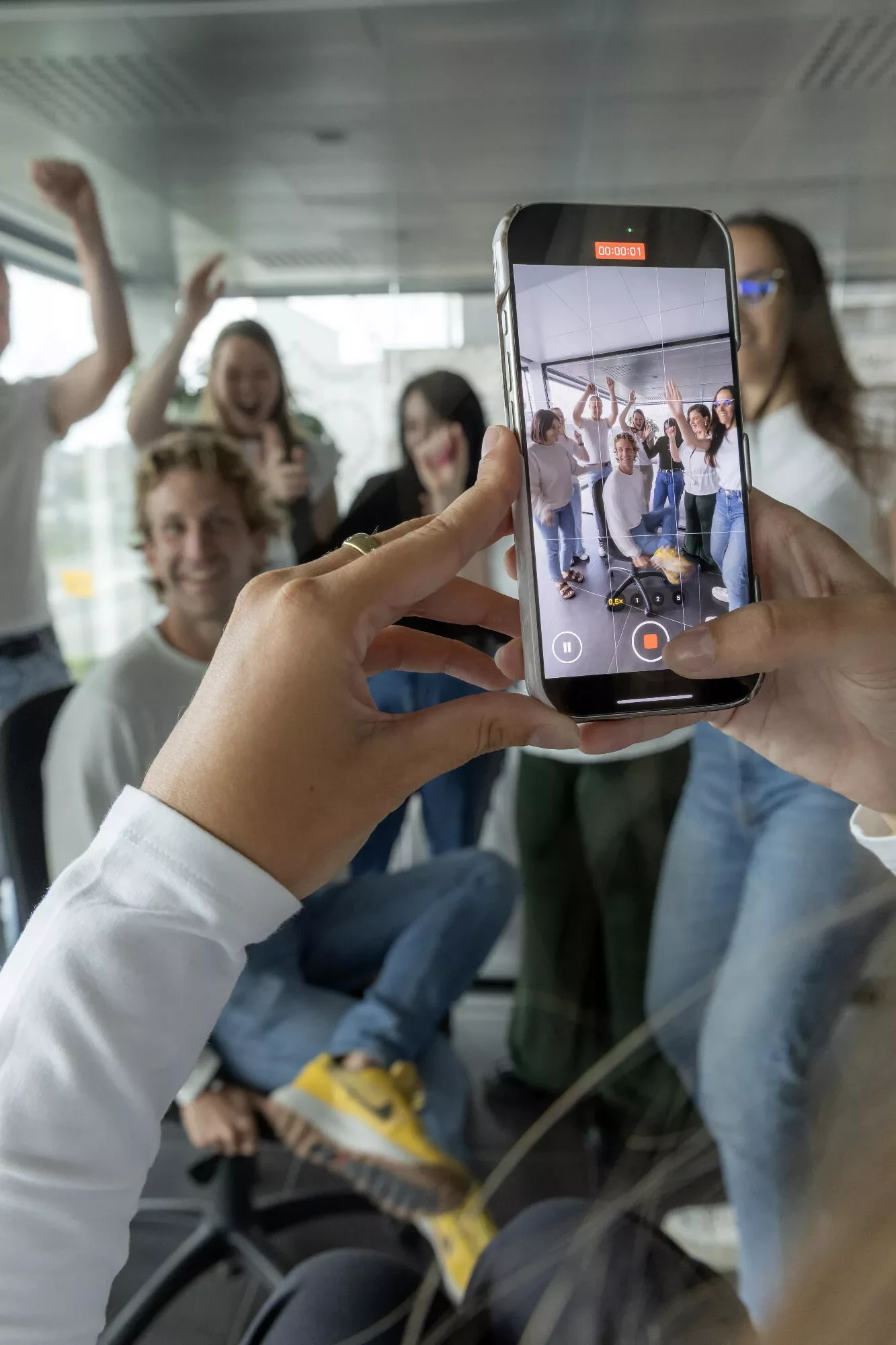 Digital team aan het werk