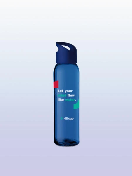 Fles met 4ITEGO Group branding