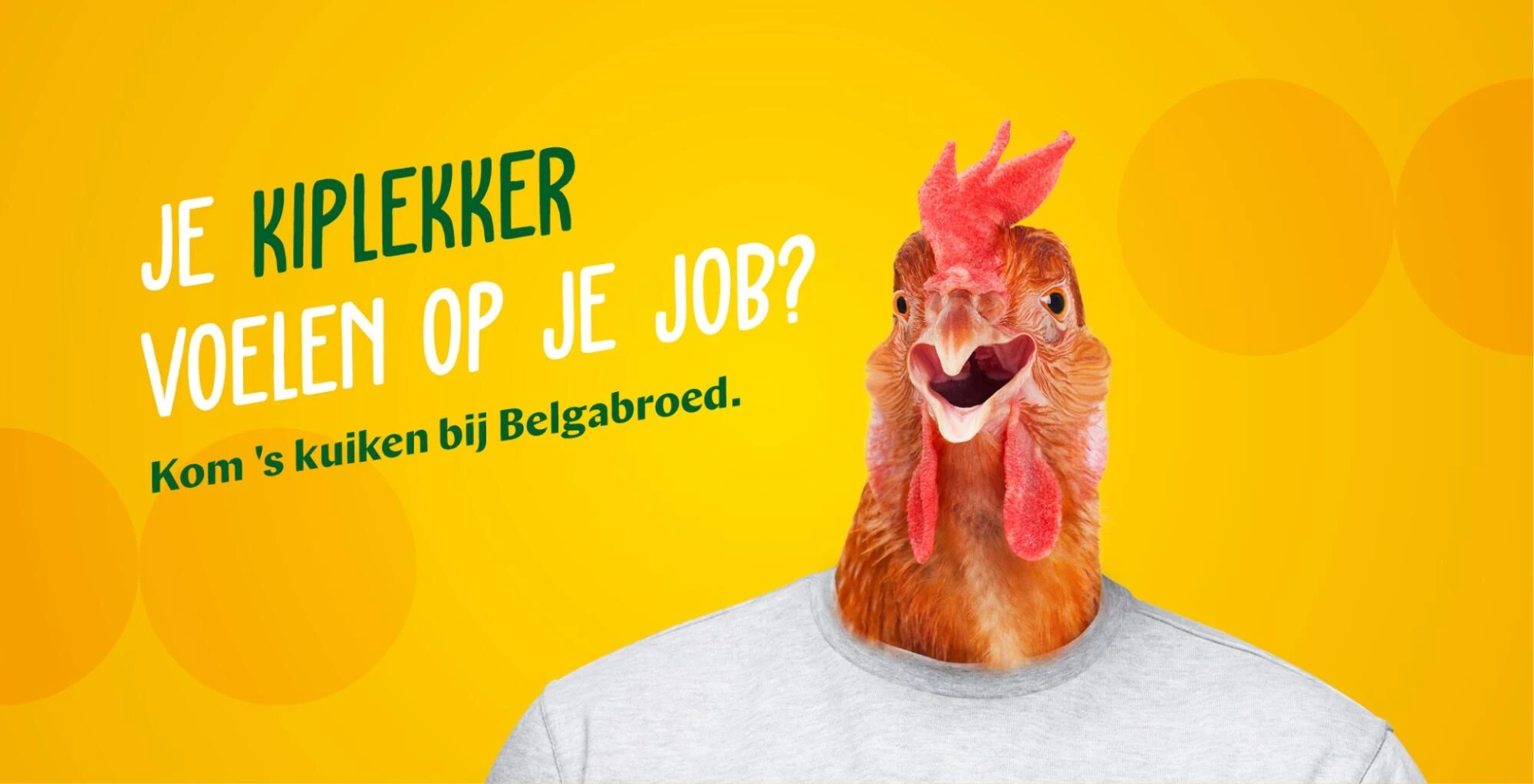 Employer branding-campagnebeeld van Belgabroed