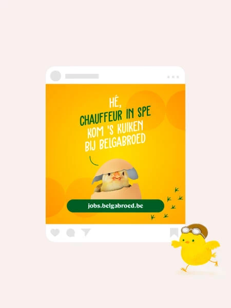 Social media post Belgabroed
