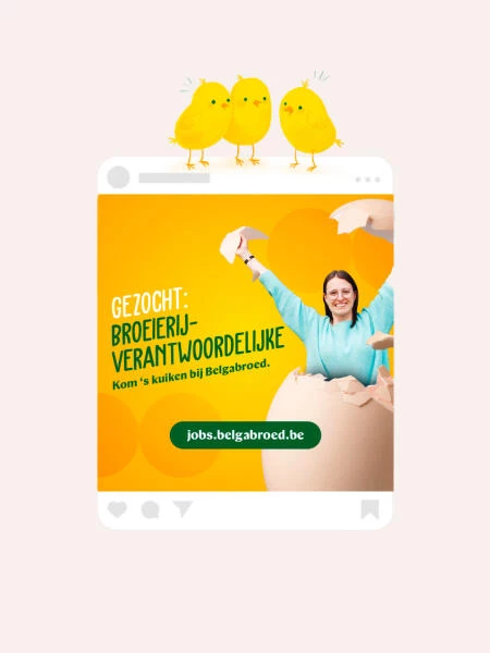 Social media employer branding-beeld Belgabroed