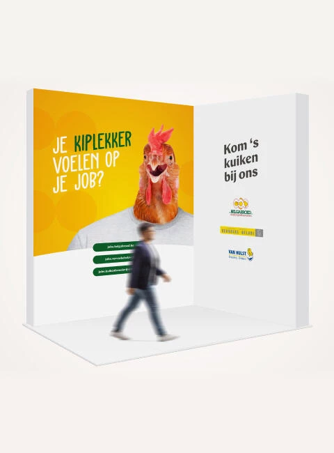Stand Belgabroed met employer branding campagne