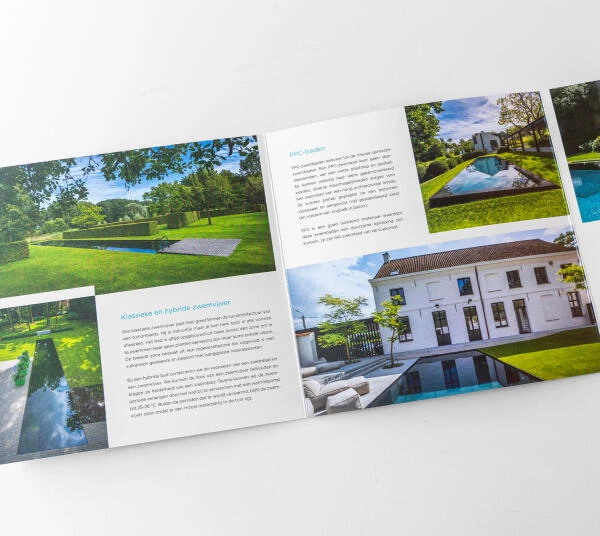 Sfeerbeelden in brochure van BIOPool