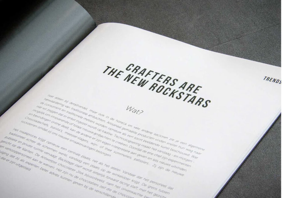 Brochure "Crafters are the new rockstars"