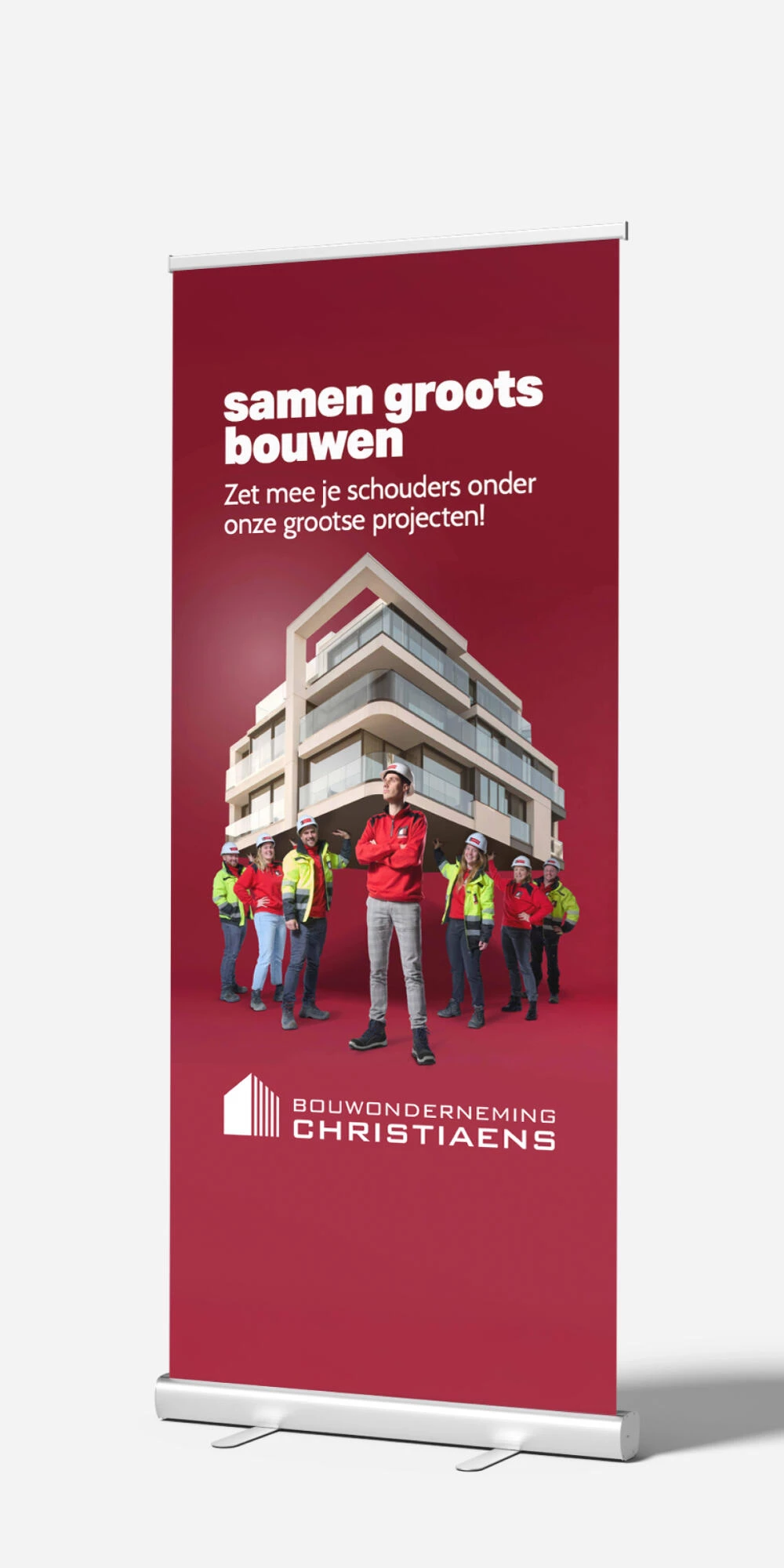 Christiaens Bouwonderneming employer branding visual banner