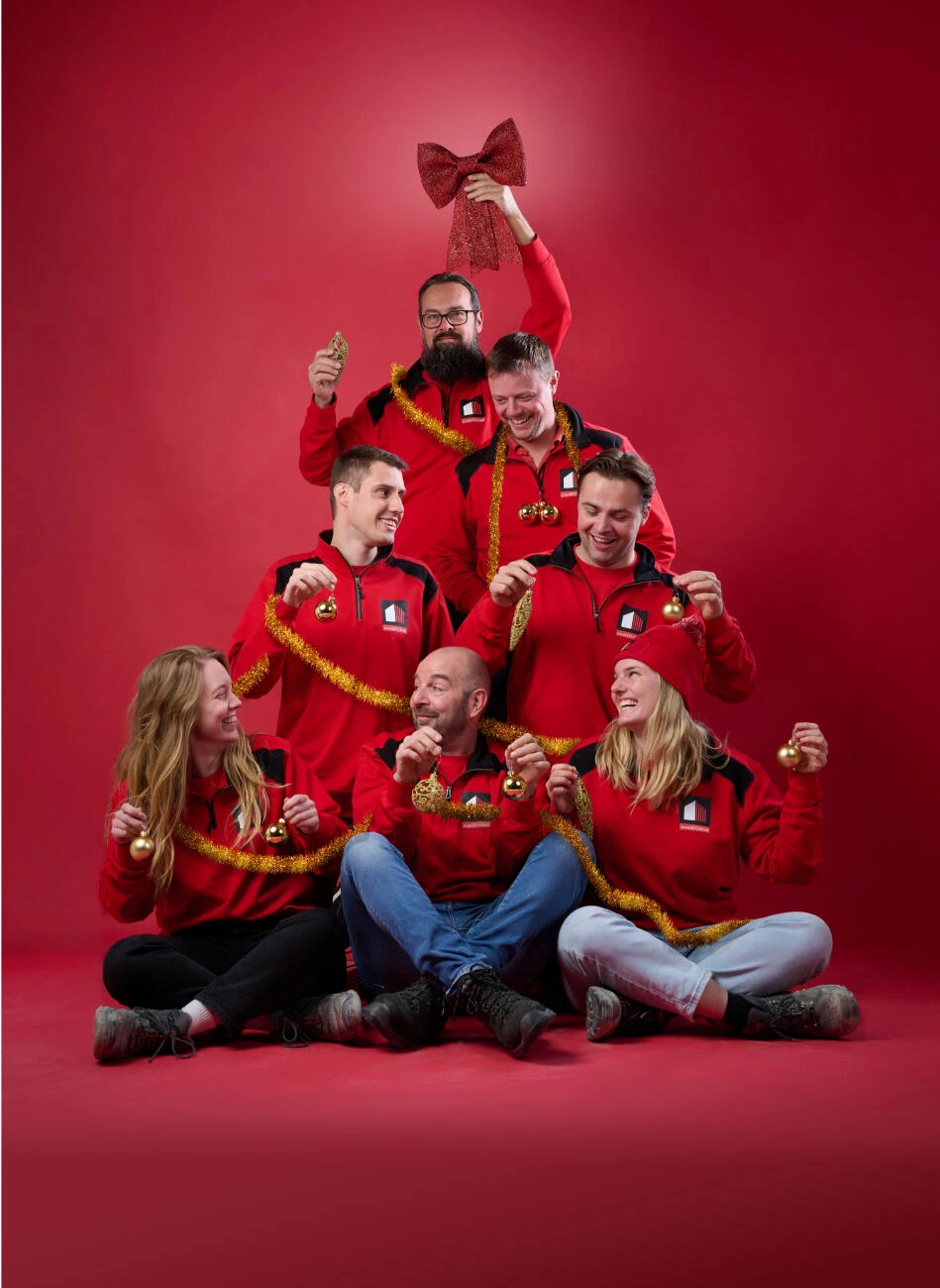 Christiaens Bouwonderneming kerst foto