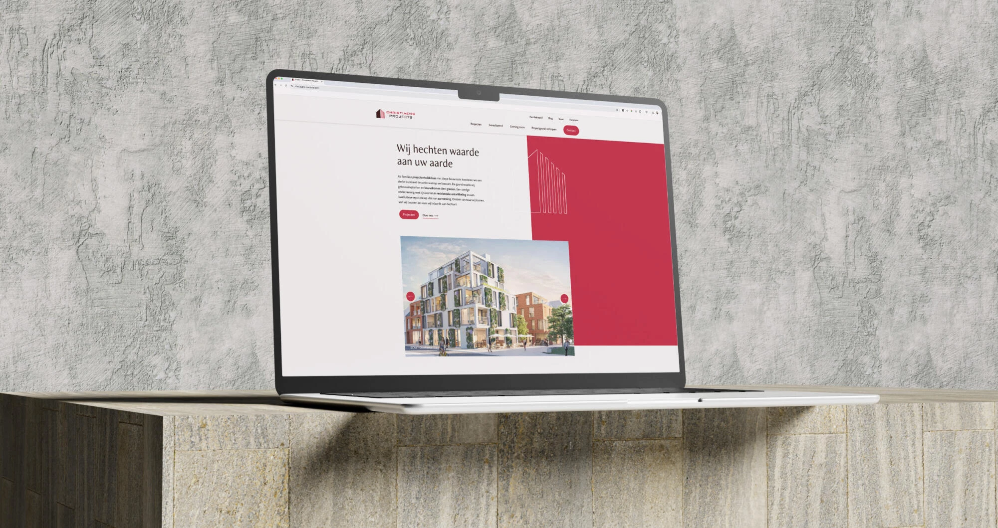 Uitbouwen van een geïntegreerde 360° marketingaanpak voor Christiaens Projects