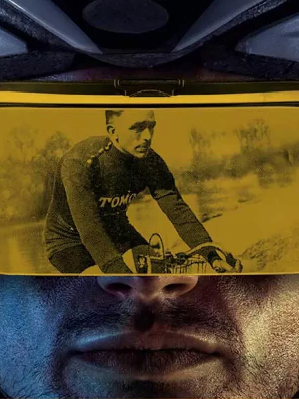 Beeld Centrum Ronde van Vlaanderen van foto in reflectie gele bril