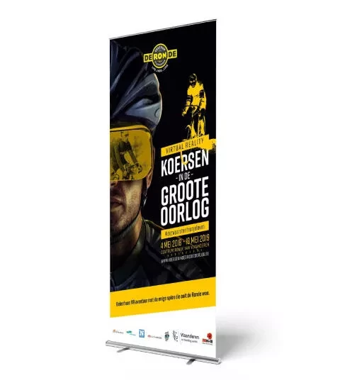 Roll-up banner Centrum Ronde van Vlaanderen