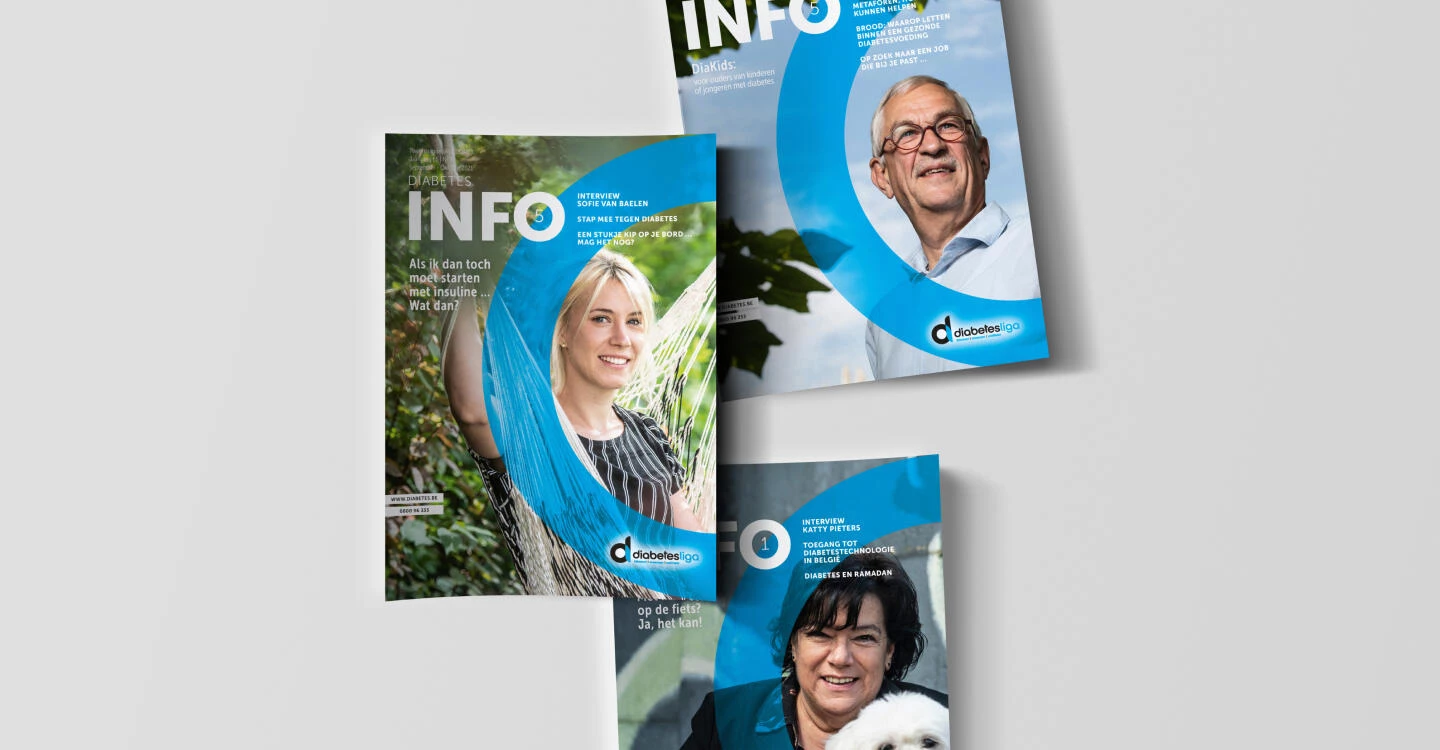 Meerdere magazine covers Diabetes Liga