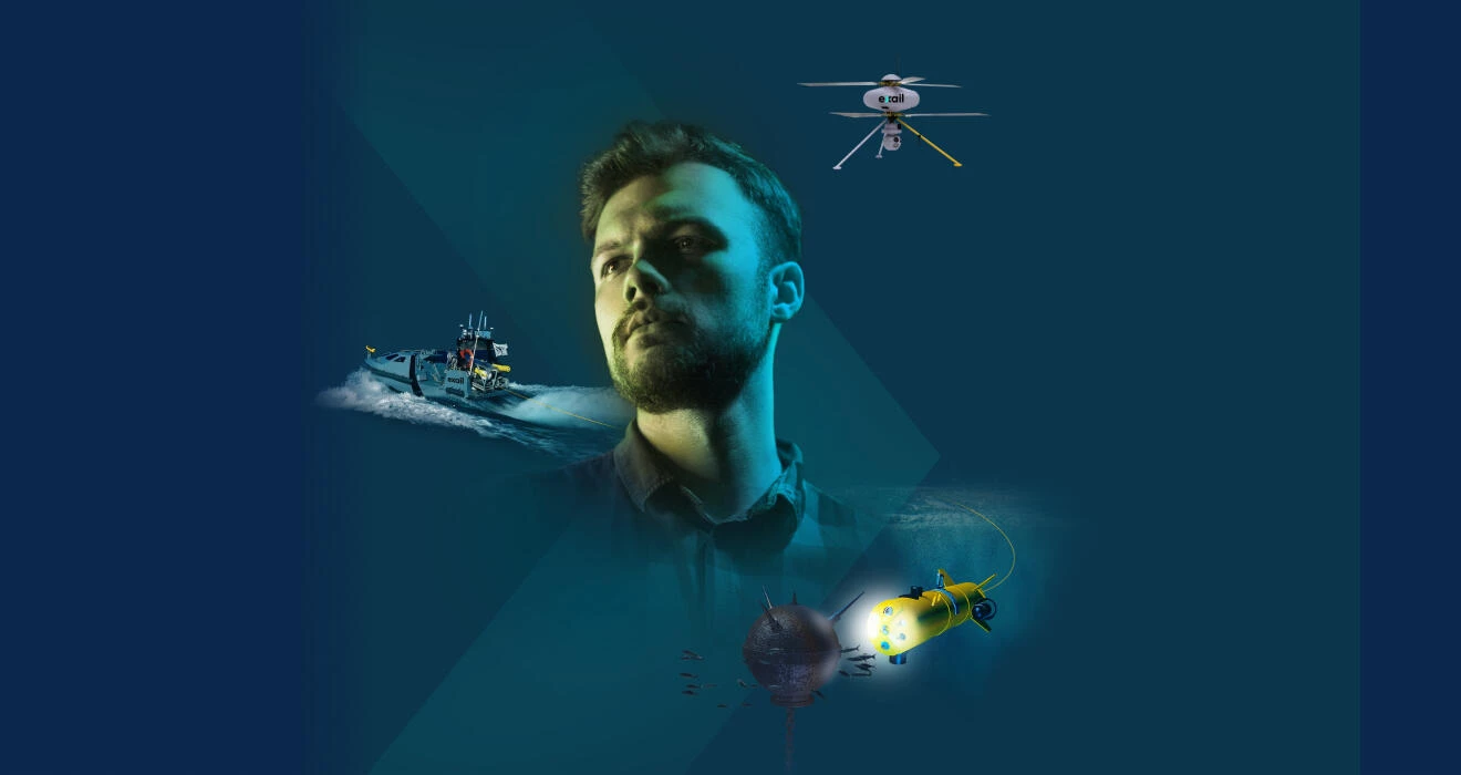 Foto campagnebeeld Exail Robotics Belgium