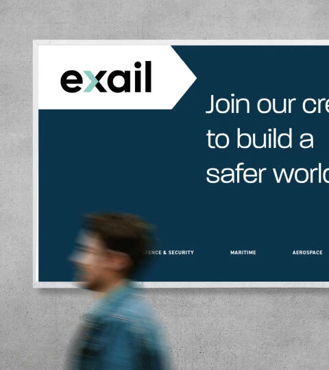 billboard campagne Exail Robotics Belgium