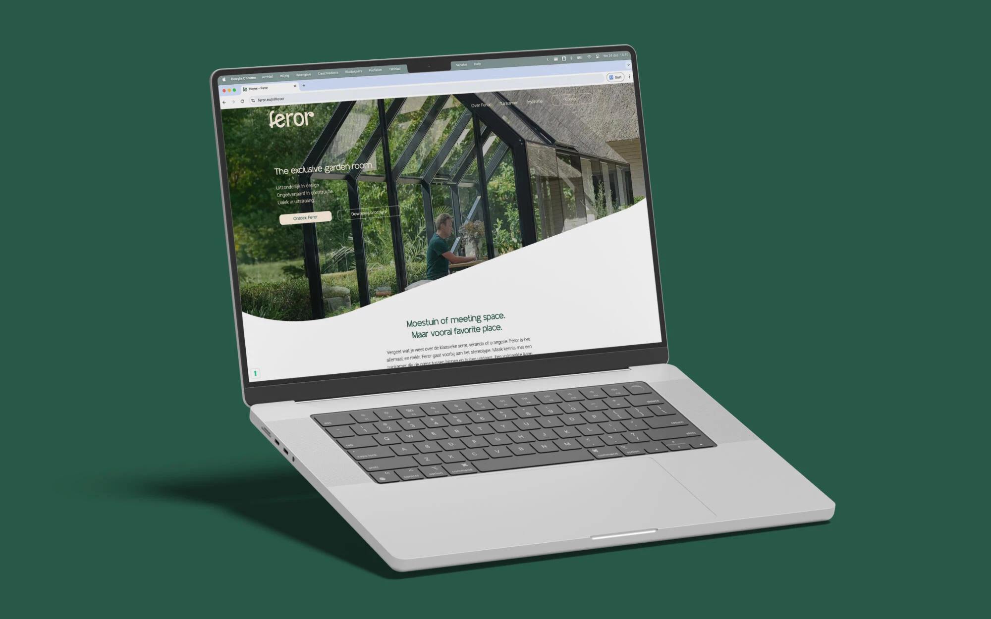 Feror website visual
