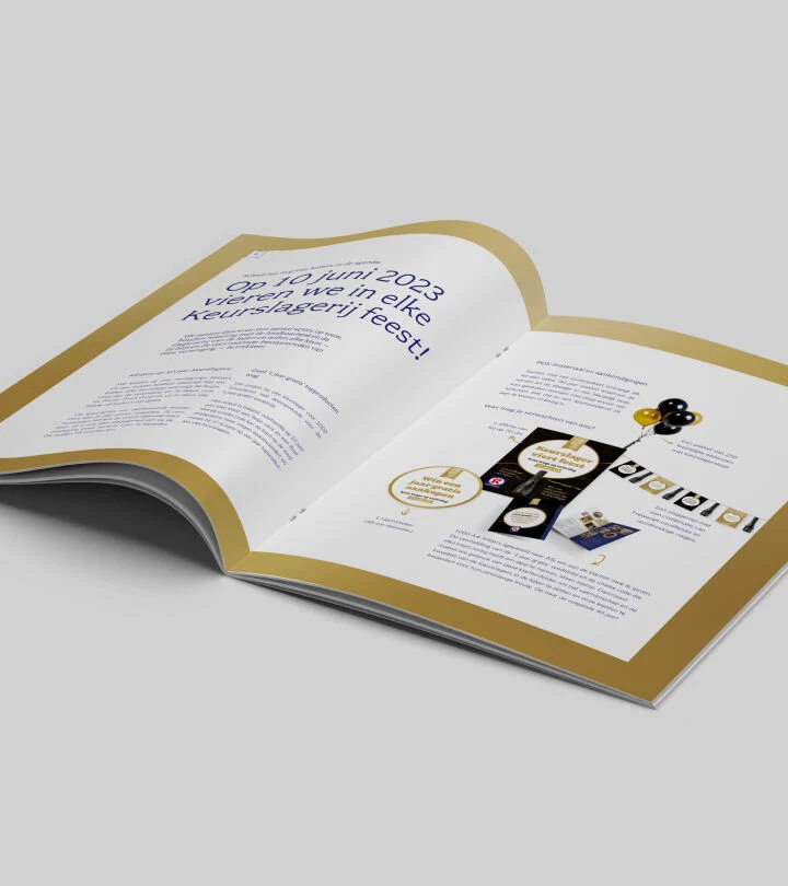 Artikel in magazine van Belgische Keurslagers over 40 jaar