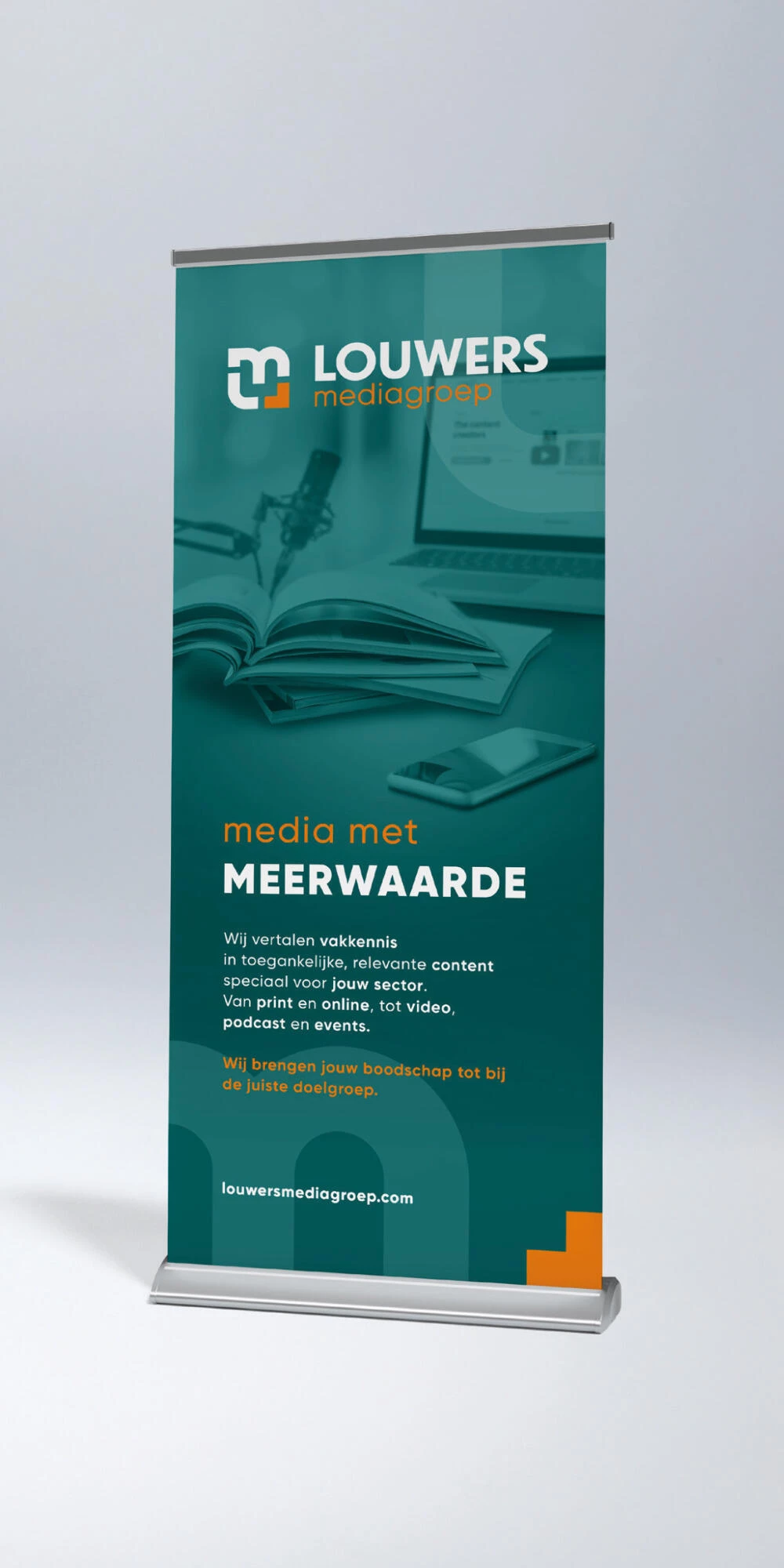 Louwers Mediagroep visual banner