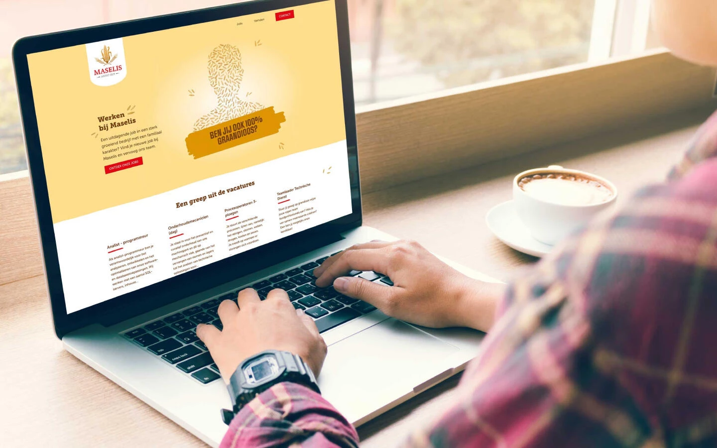 Website employer branding Maselis