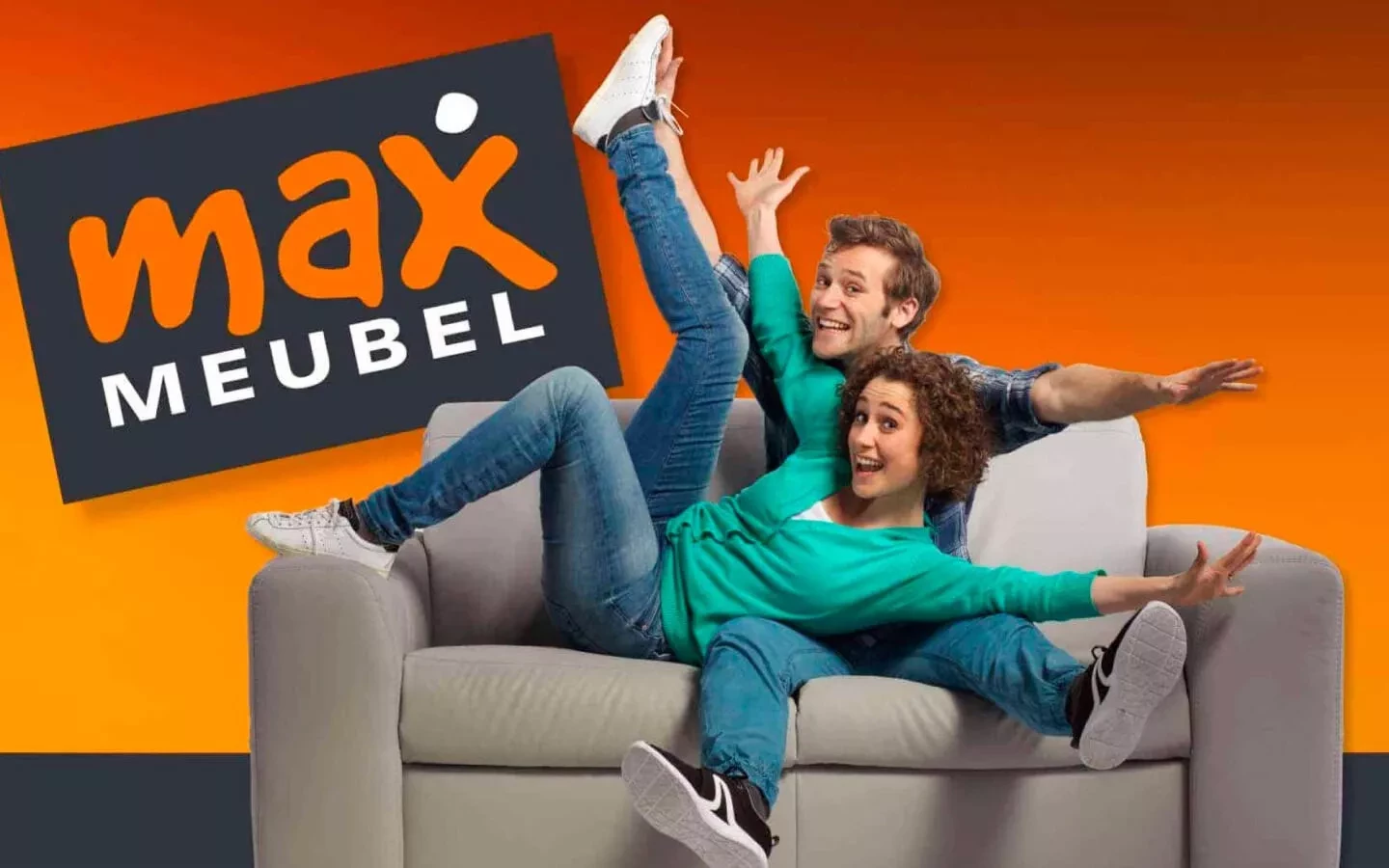Campagnebeeld Max Meubel twee personen in zetel