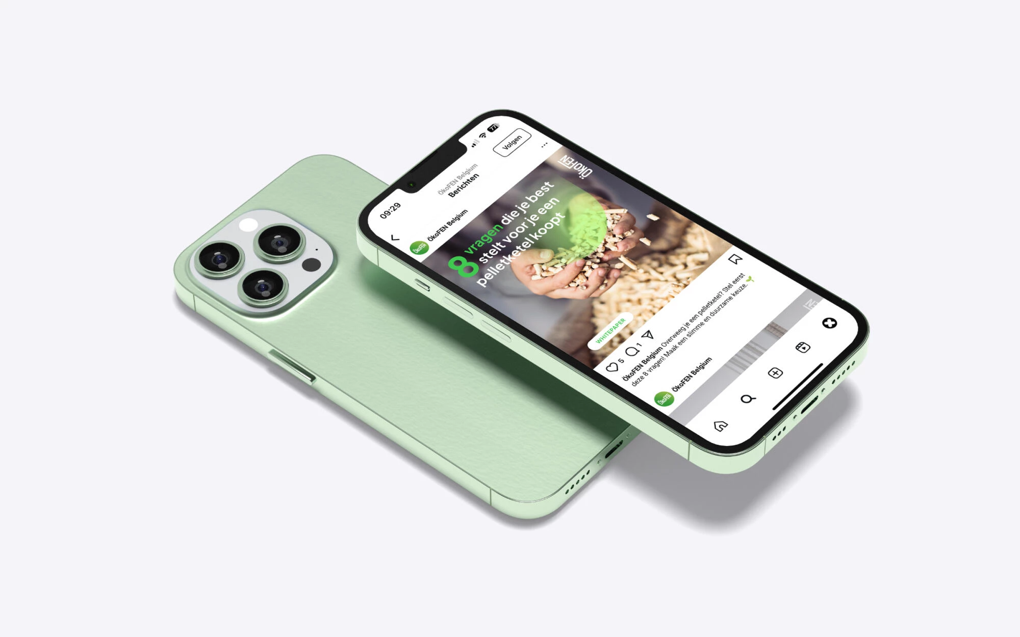 Foto social visuals ÖkoFEN over whitepaper