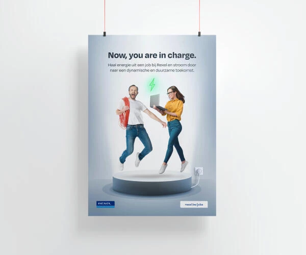 Campagnebeeld employer branding Rexel