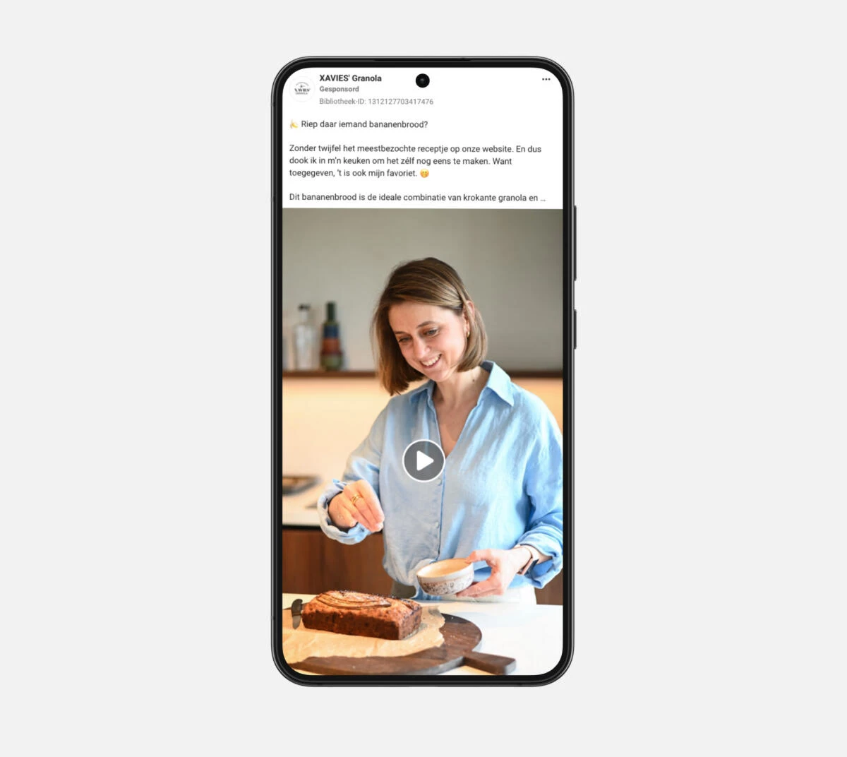 Xavies digital advertising mockup iphone